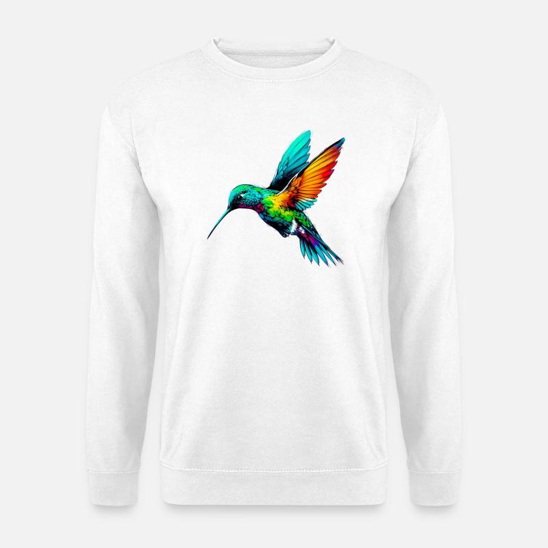 Kolibri - Unisex Pullover - Weiß