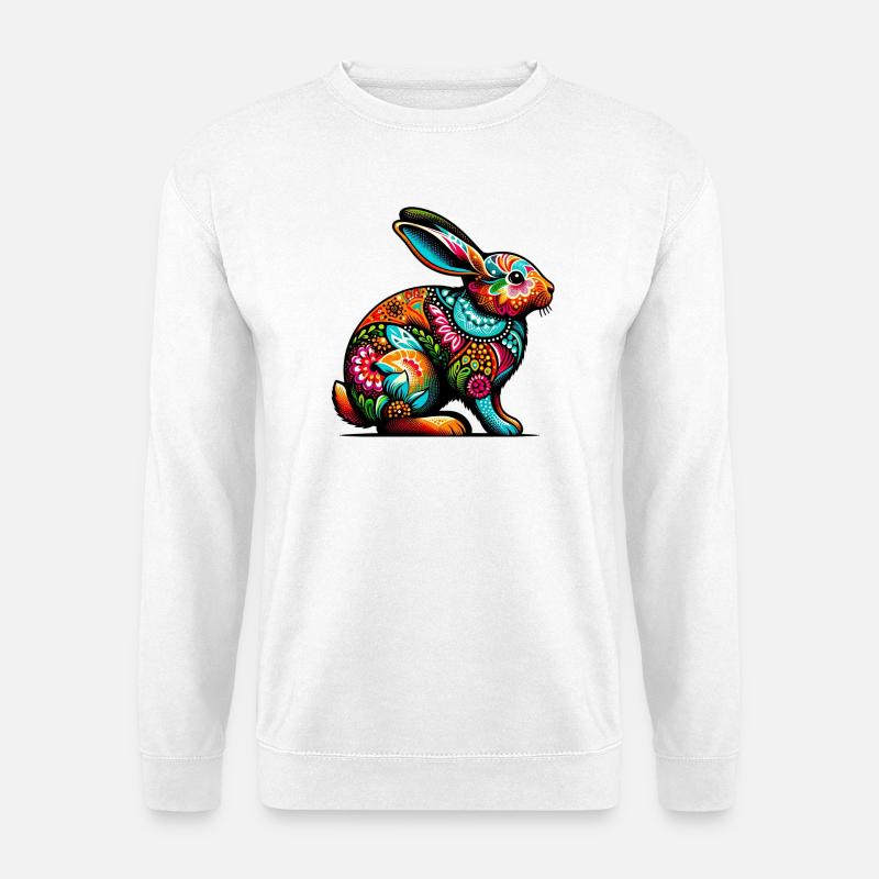 Rabbit - Unisex Sweatshirt - white