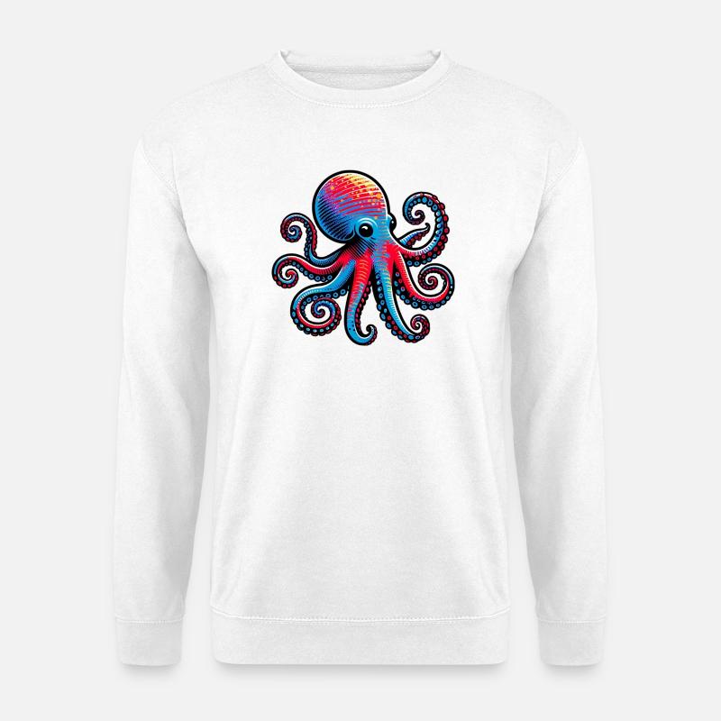 Octopus - Unisex Sweatshirt - white