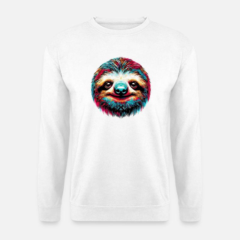 Sloth - Unisex Sweatshirt - white