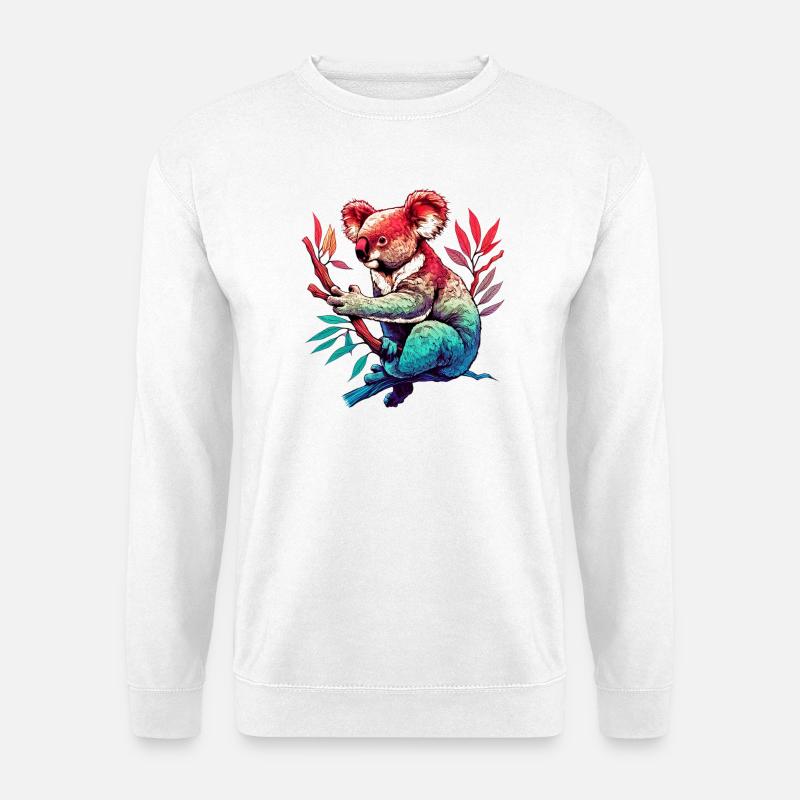 Koala - Unisex Pullover - Weiß