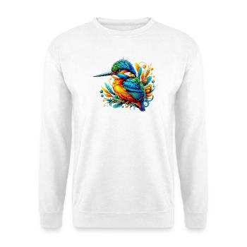 Martin-pêcheur - Sweat-shirt Unisexe - blanc - Devant