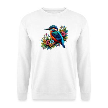 Martin-pêcheur - Sweat-shirt Unisexe - blanc - Devant