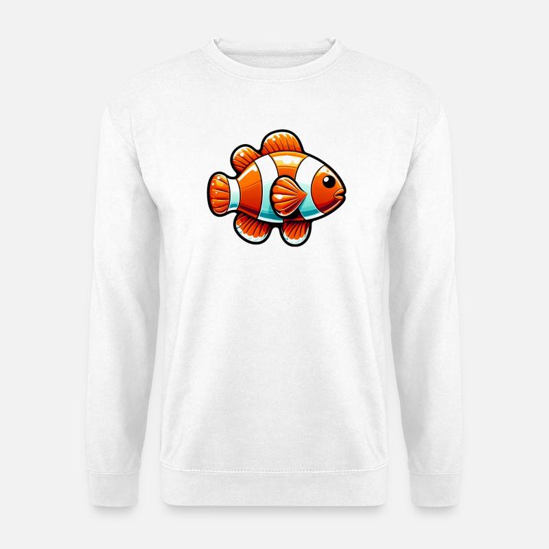 Clownfisch - Unisex Pullover - Weiß