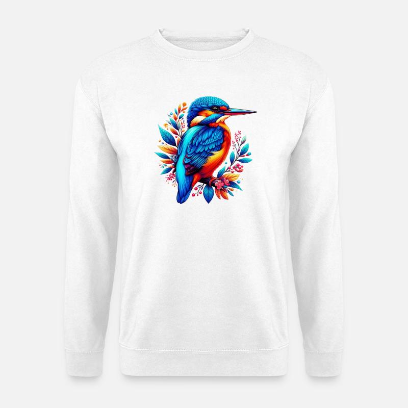 Eisvogel - Unisex Pullover - Weiß