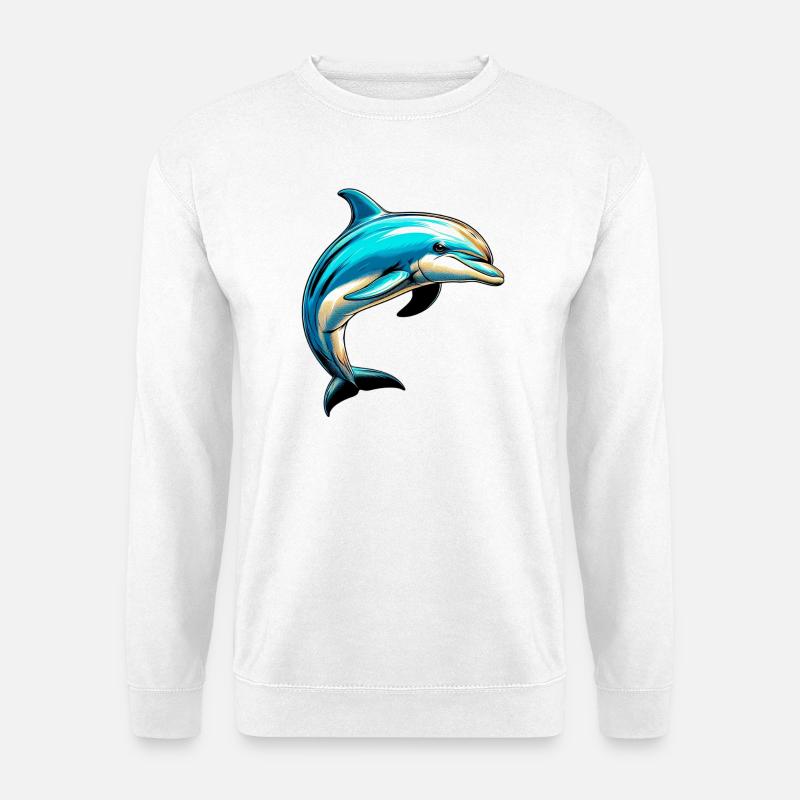 Dolphin - Unisex Sweatshirt - white
