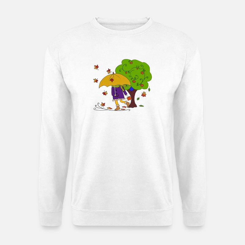 Herbstwetter - Unisex Pullover - Weiß