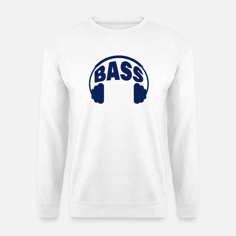 BASS - Unisex Pullover - Weiß