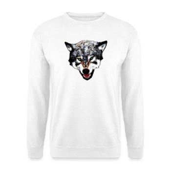 Wolf - Unisex Sweatshirt - white - Front
