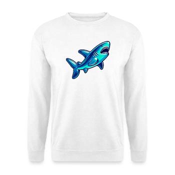 Hai - Unisex Pullover - Weiß - Vorne