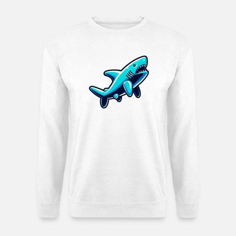 Hai - Unisex Pullover - Weiß