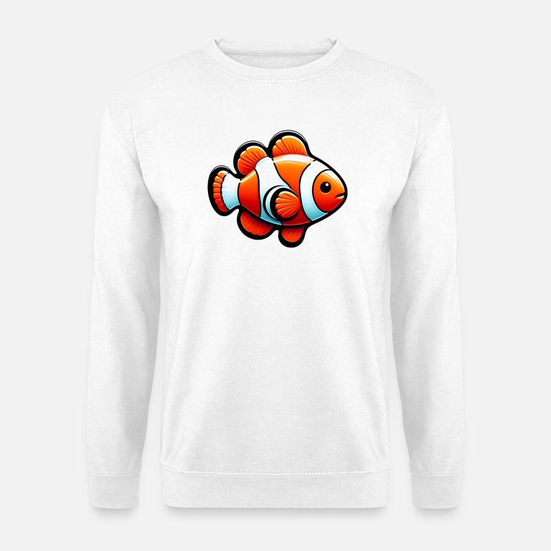 Clownfisch - Unisex Pullover - Weiß