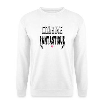 Cousine Fantastique - Sweat-shirt Unisexe - blanc - Devant