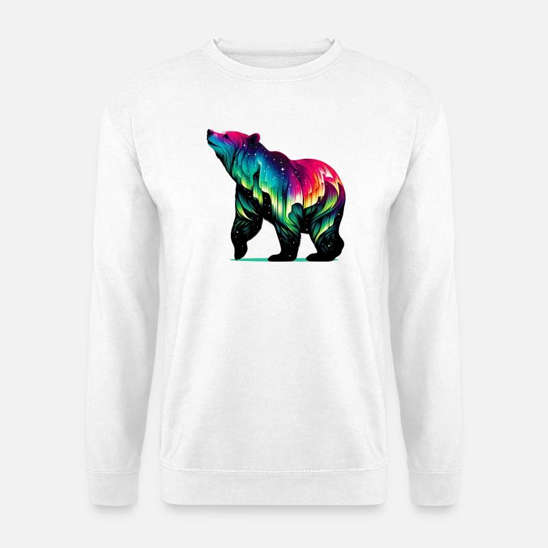 Bär - Unisex Pullover - Weiß