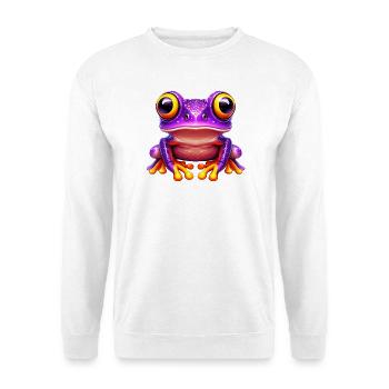 Grenouille - Sweat-shirt Unisexe - blanc - Devant