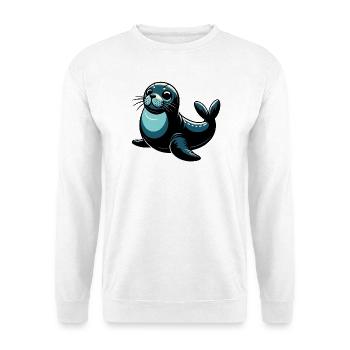 Seal - Unisex Sweatshirt - white - Front
