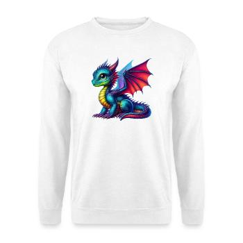 Dragon - Unisex Sweatshirt - white - Front