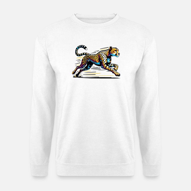 Gepard - Unisex Pullover - Weiß
