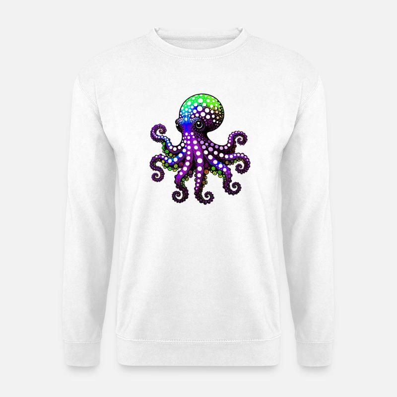 Octopus - Unisex Sweatshirt - white