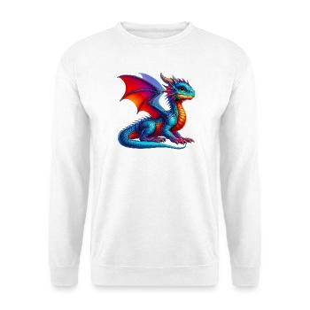 Dragon - Unisex Sweatshirt - white - Front