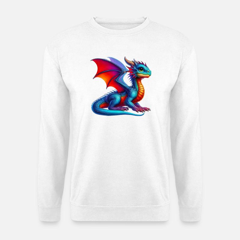 Dragon - Unisex Sweatshirt - white