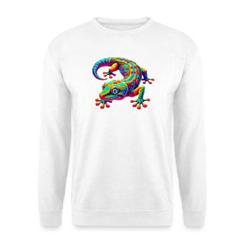 Gecko - Sweat-shirt Unisexe - blanc - Devant