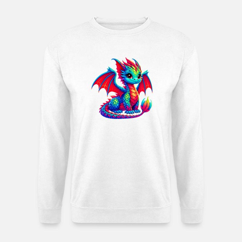 Dragon - Unisex Sweatshirt - white
