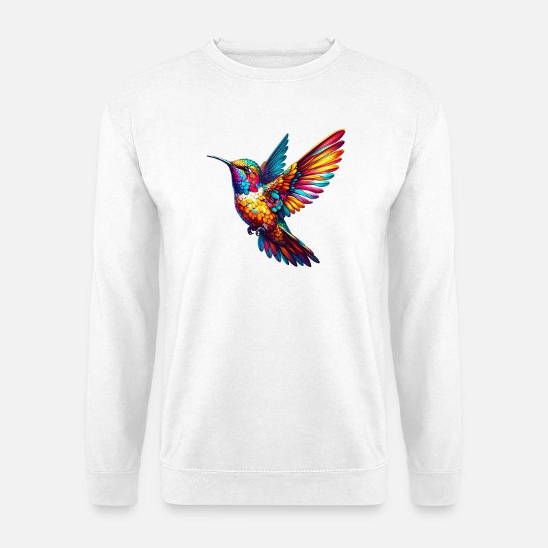 Kolibri - Unisex Pullover - Weiß