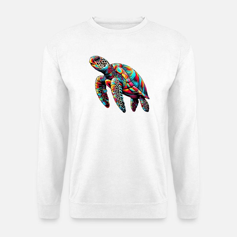 Turtle - Unisex Sweatshirt - white