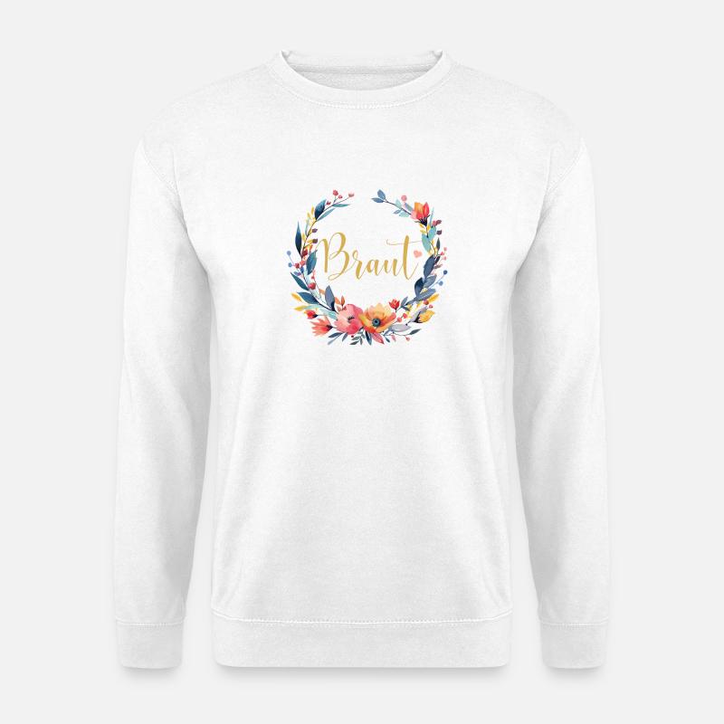 Team Braut! Personalisierbar - Unisex Pullover - Weiß