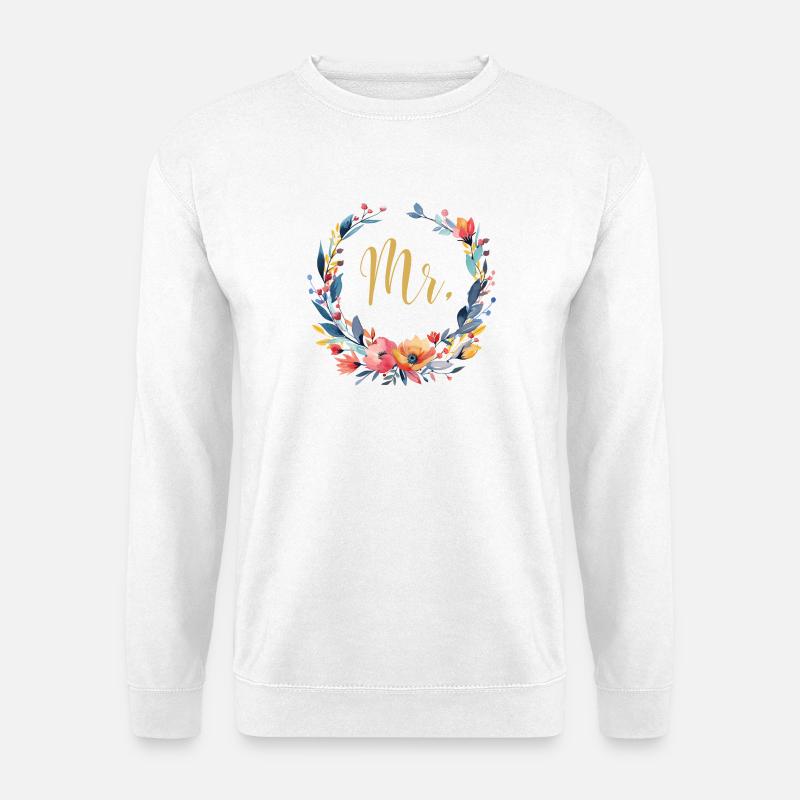 Mr.! Customizable - Unisex Sweatshirt - white