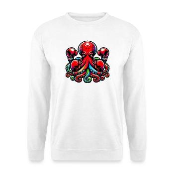 Pieuvre - Sweat-shirt Unisexe - blanc - Devant