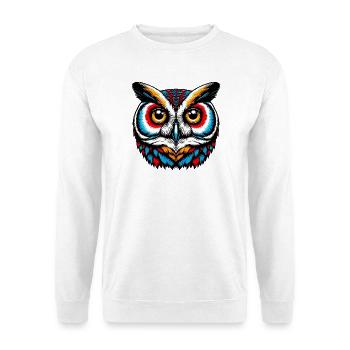 Hibou - Sweat-shirt Unisexe - blanc - Devant