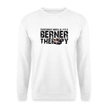 Bouvier bernois - Sweat-shirt Unisexe - blanc - Devant