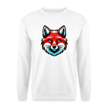 Fox - Unisex Sweatshirt - white - Front
