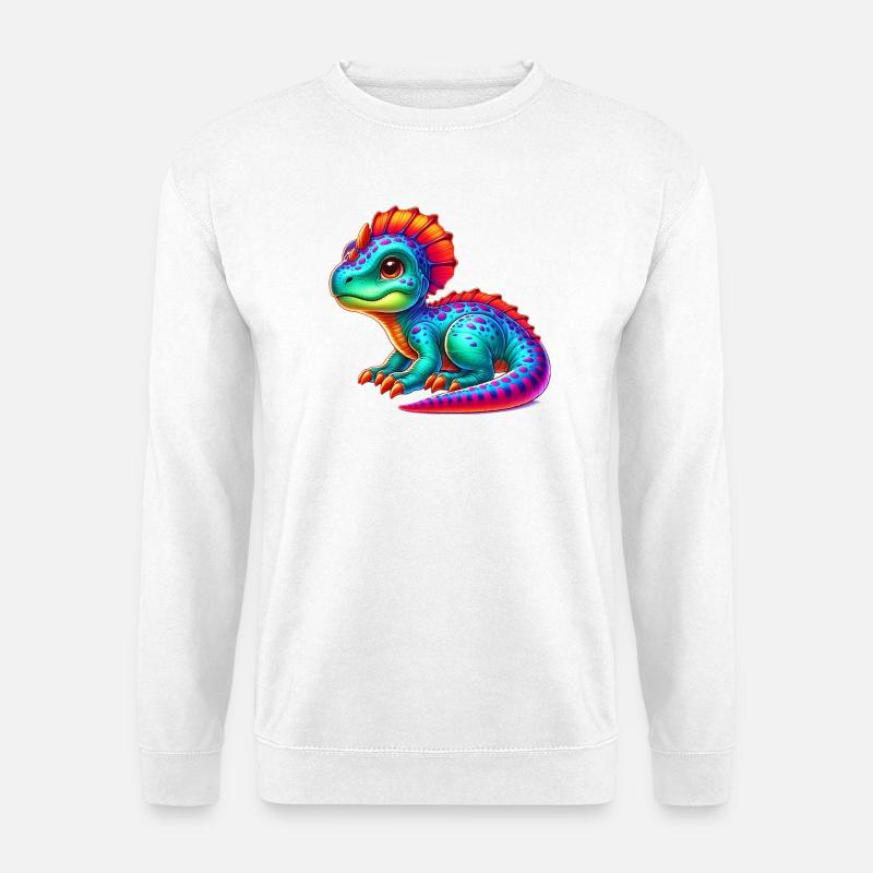 Dinosaurier - Unisex Pullover - Weiß