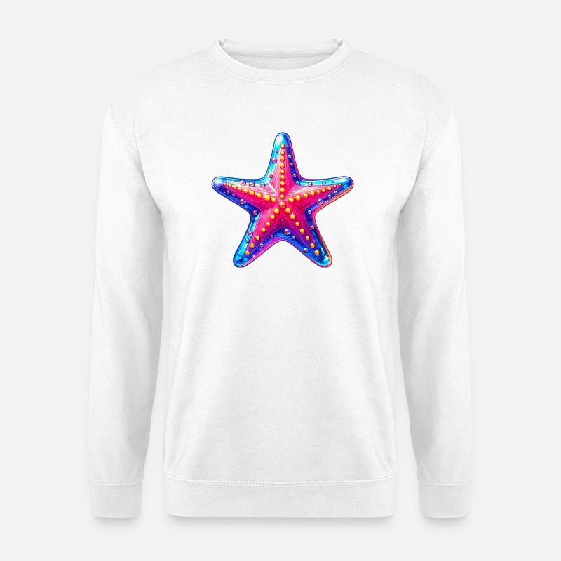 Seestern - Unisex Pullover - Weiß