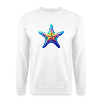 Seestern - Unisex Pullover - Weiß - Vorne