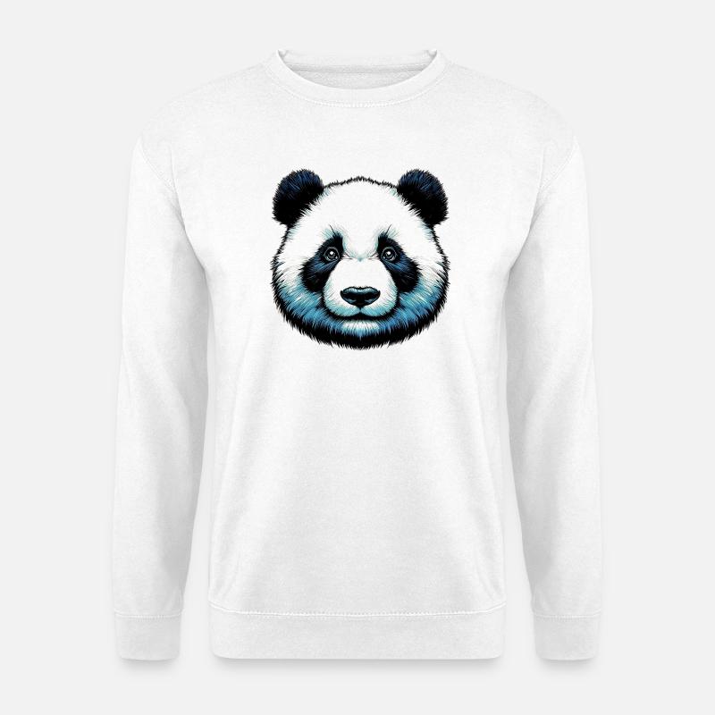 Panda - Unisex Pullover - Weiß