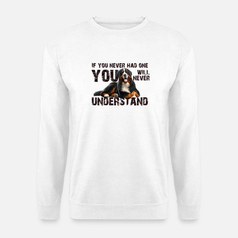 Berner Sennenhund - Unisex Pullover - Weiß