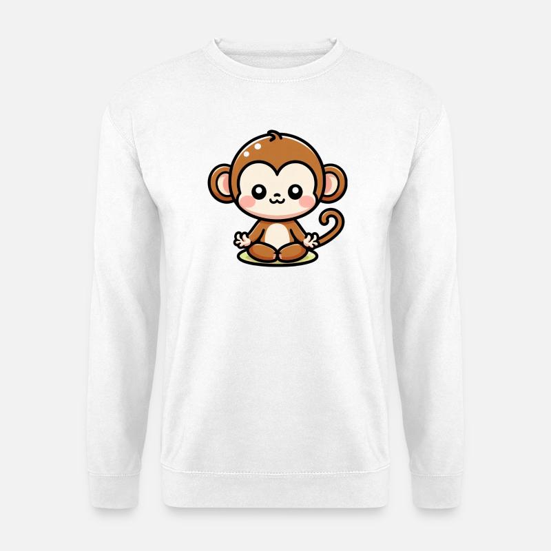 Monkey - Unisex Sweatshirt - white