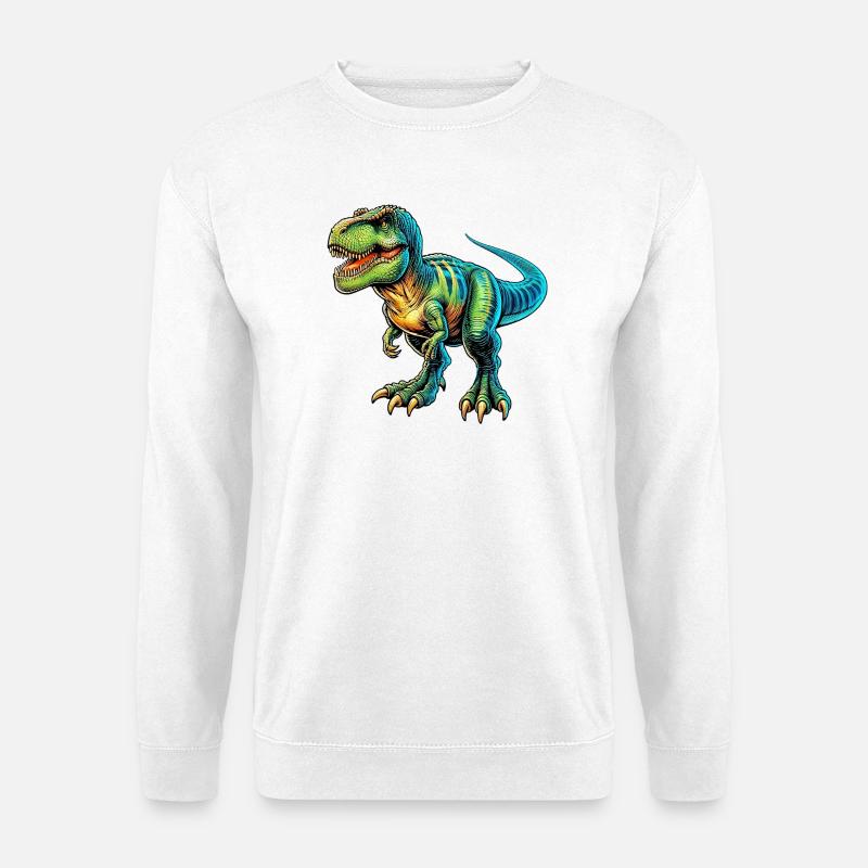 Dinosaurier - Unisex Pullover - Weiß
