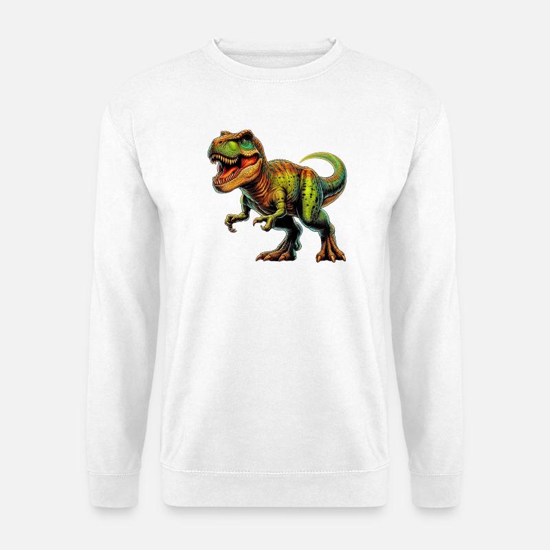 Dinosaurier - Unisex Pullover - Weiß