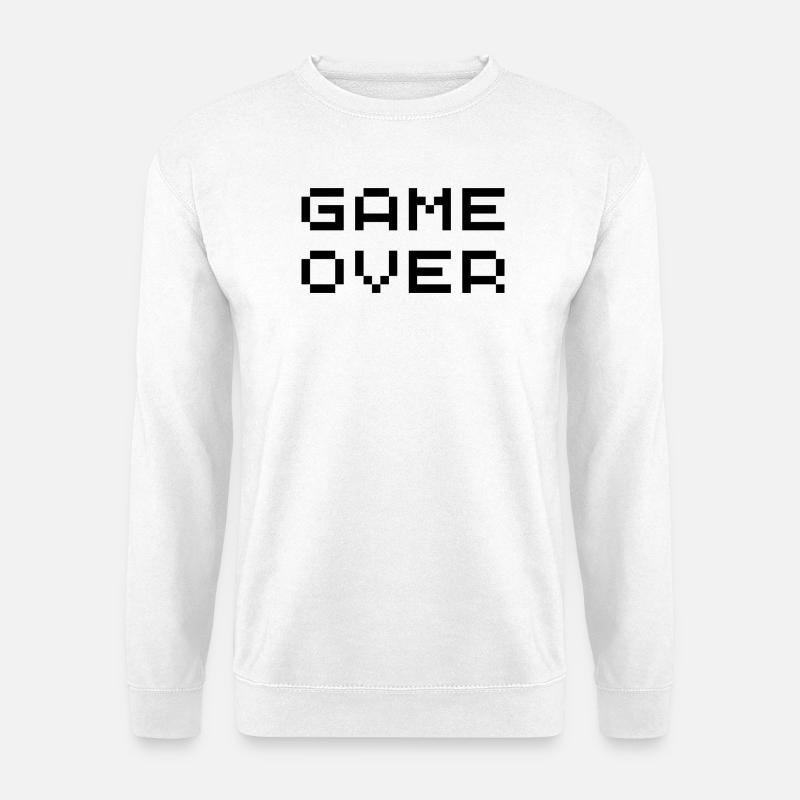 Retro-Spiel vorbei - Unisex Pullover - Weiß