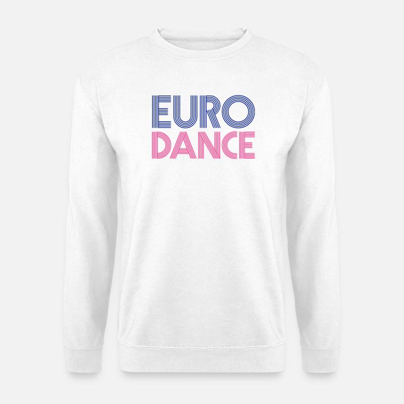 EURODANCE - Unisex Pullover - Weiß