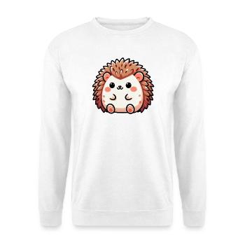 Hérisson - Sweat-shirt Unisexe - blanc - Devant
