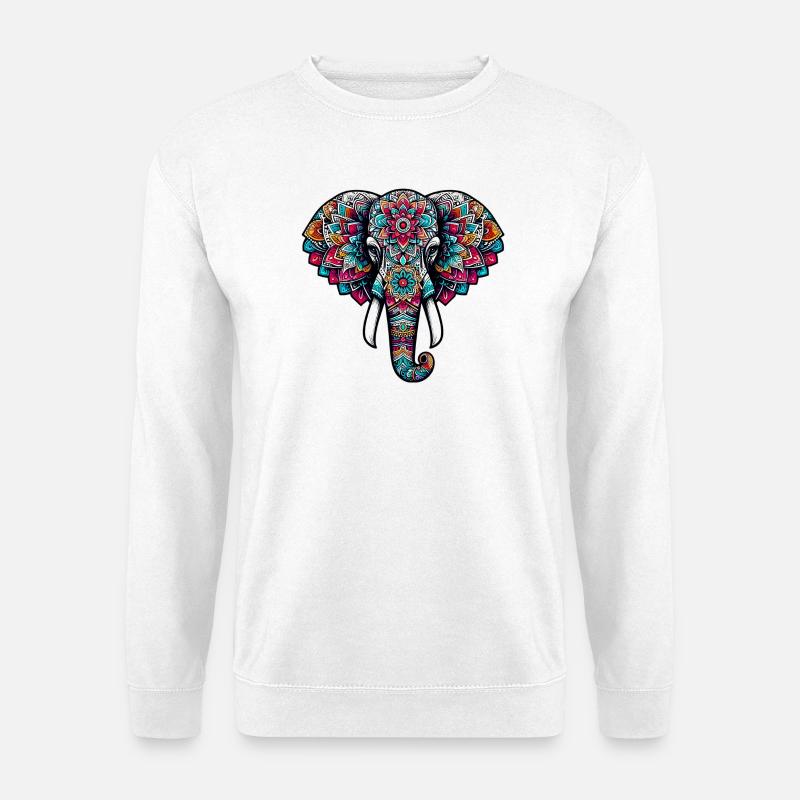 Elephant - Unisex Sweatshirt - white