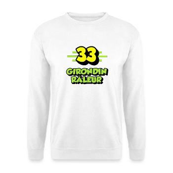 Girondin râleur - Sweat-shirt Unisexe - blanc - Devant