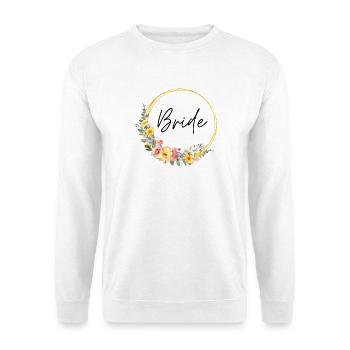 Team Bride! Customizable - Unisex Sweatshirt - white - Front