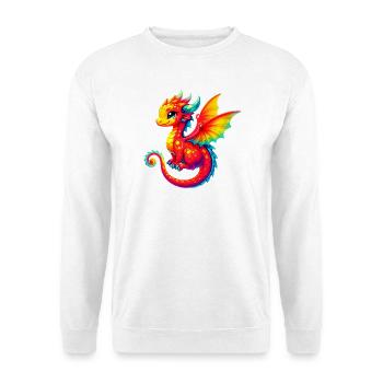 Dragon - Unisex Sweatshirt - white - Front